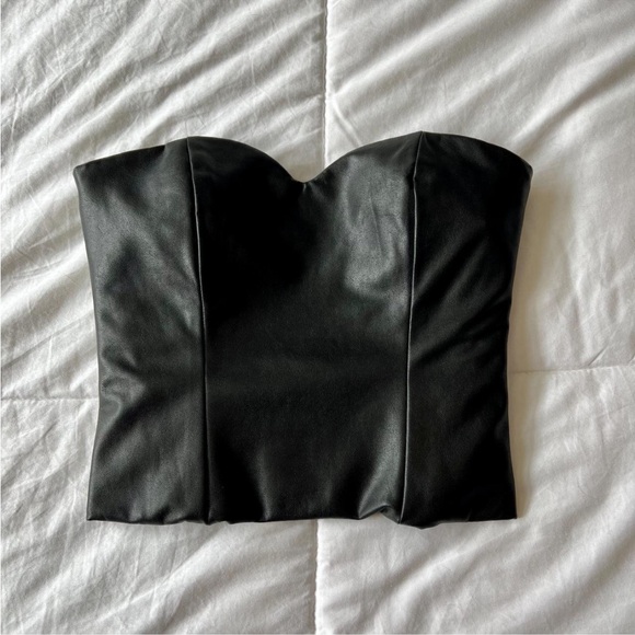 Aritzia Talula Vegan leather bustier - Picture 3 of 3